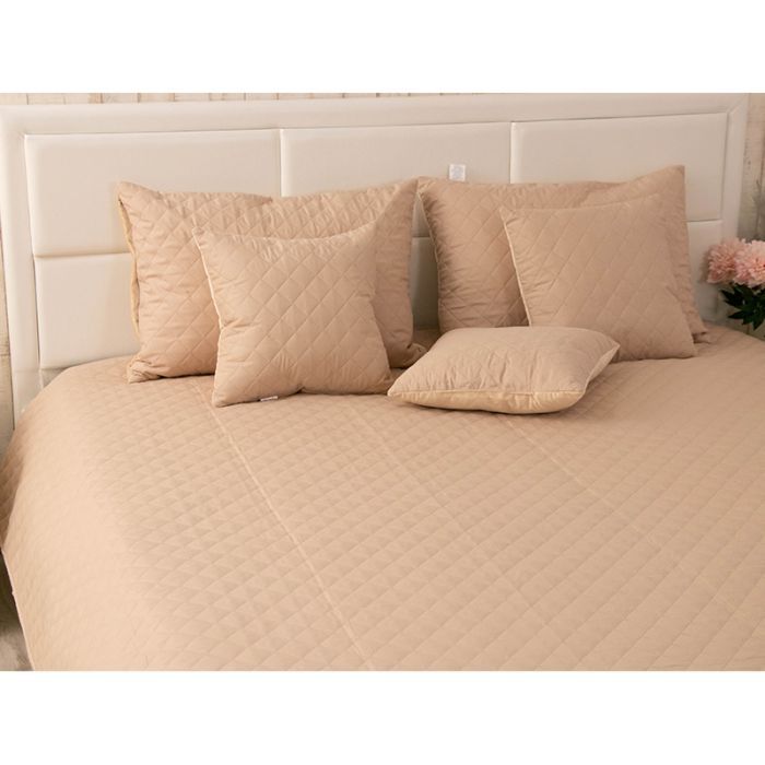 Покрывало Руно двустороннее декоративное Velour Beige ромб 220х240 см (330.55_Beige ромб) изображение 8
