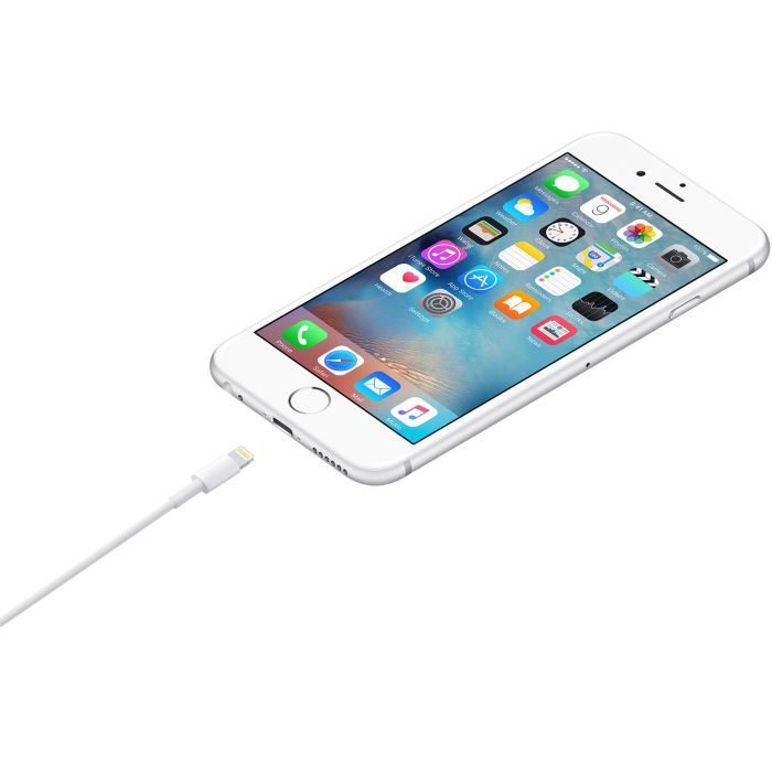 Дата кабель Lightning to USB 1.0m Model A1480 Apple (MUQW3ZM/A) изображение 3