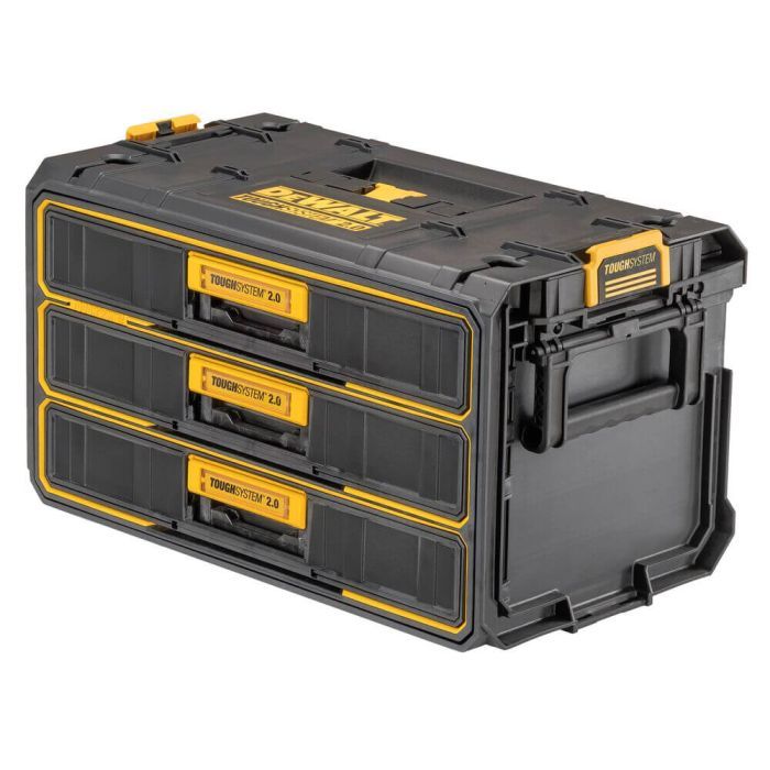 Ящик для інструментів DeWALT TOUGHSYSTEM 2.0, 555х355х305 мм., модуль на 3 ящики (DWST08330-1) зображення 2