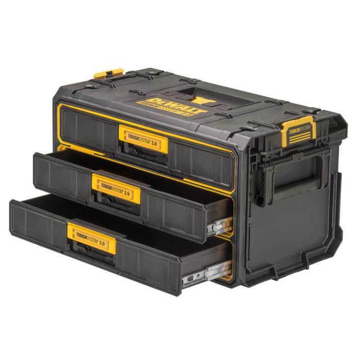 Ящик для інструментів DeWALT TOUGHSYSTEM 2.0, 555х355х305 мм., модуль на 3 ящики (DWST08330-1) зображення 3
