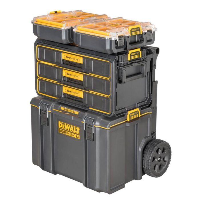 Ящик для інструментів DeWALT TOUGHSYSTEM 2.0, 555х355х305 мм., модуль на 3 ящики (DWST08330-1) зображення 5