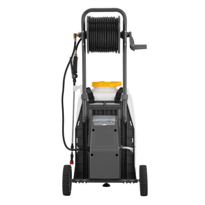 Опрыскиватель 2E AquaSpray 40LRC 40л, 12В, 1х12Ah, 7бар, 2.9л/мин, шланг 30м, на колесах (2E-40LWBS30) изображение 2