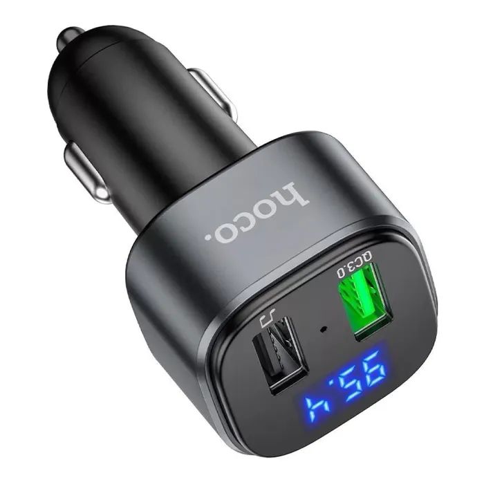 FM модулятор HOCO E67, Black, Box зображення 3