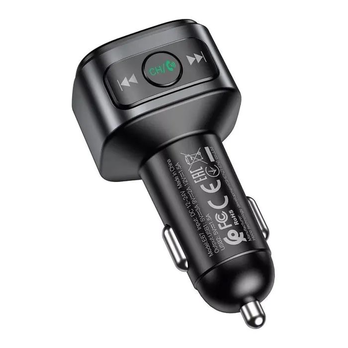 FM модулятор HOCO E67, Black, Box зображення 5