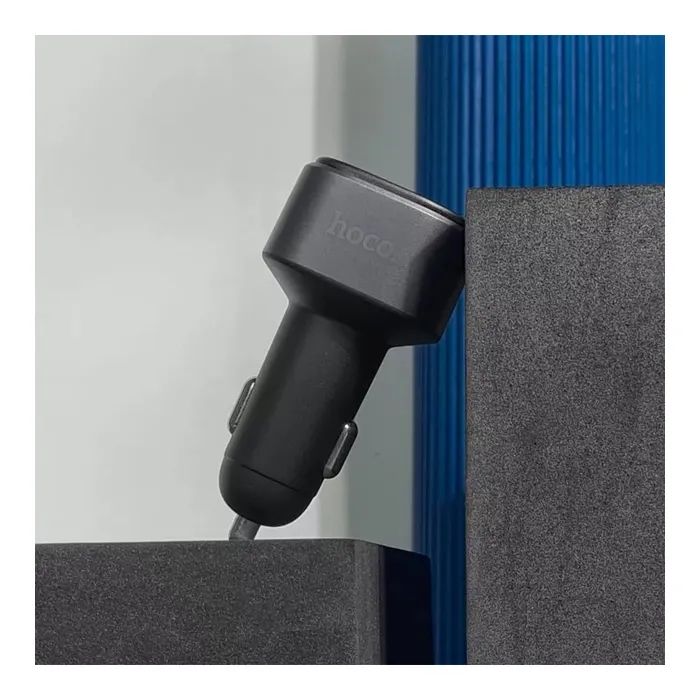 FM модулятор HOCO E67, Black, Box зображення 8