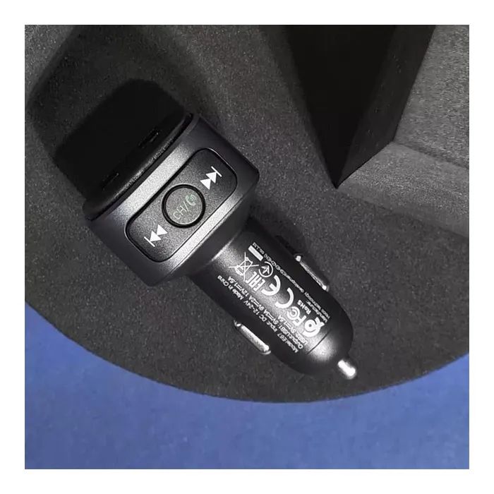 FM модулятор HOCO E67, Black, Box зображення 9