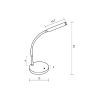 Настільна лампа Eurolamp LED-TLD-5W(black) зображення 4