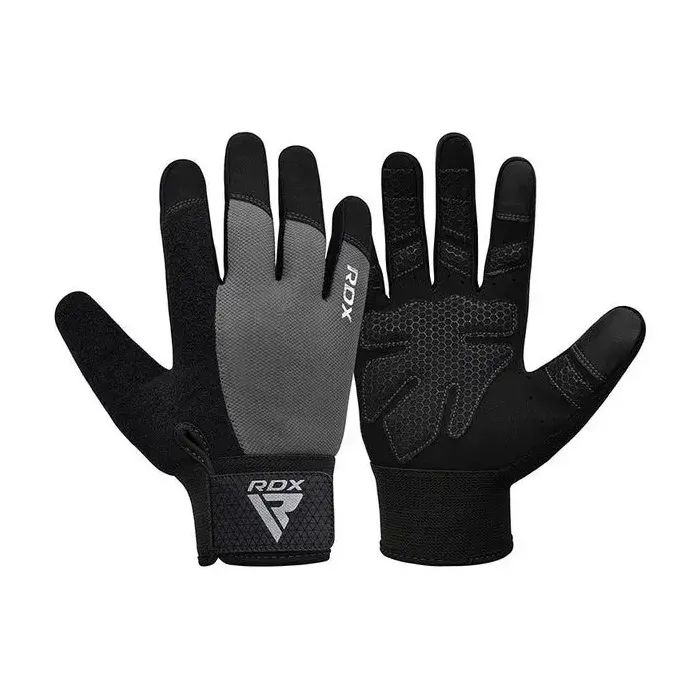 Перчатки для фитнеса RDX W1 Full Finger Plus Grey XL (WGA-W1FG-XL+) изображение 2