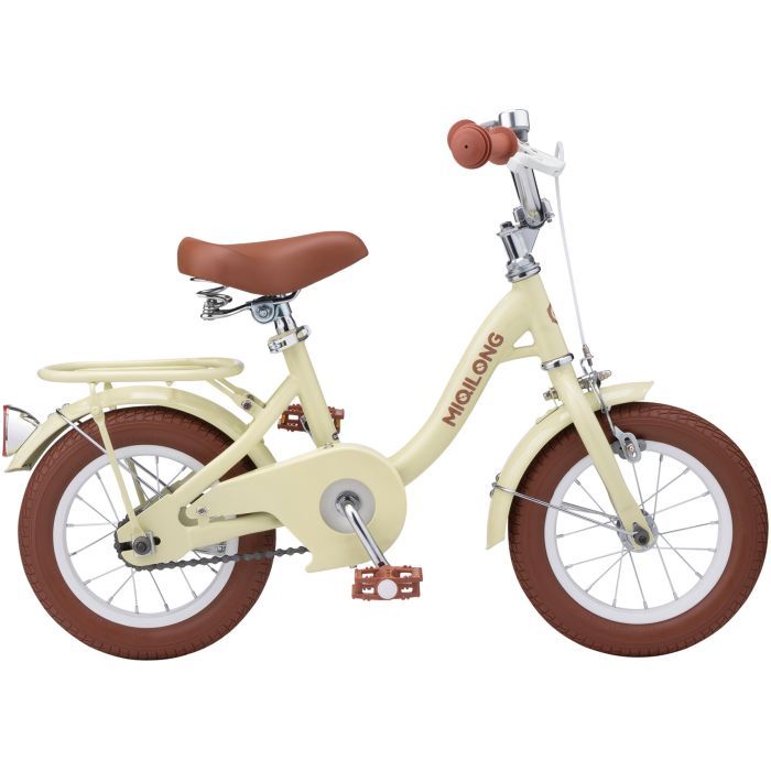 Детский велосипед Miqilong LS 12" бежевый (RBB-LS12-BEIGE) изображение 2