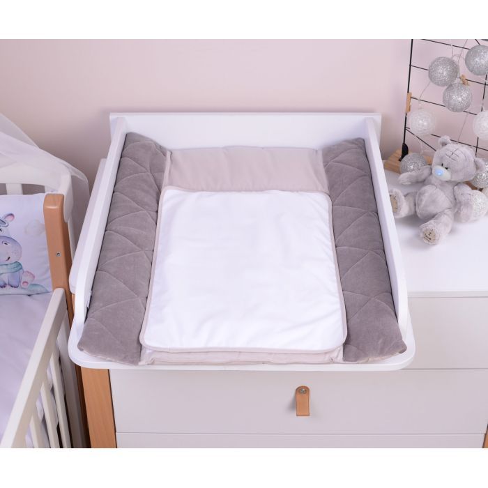 Пеленальный матрасик Верес Velour Taup grey 50х70 см (429.010) изображение 3