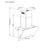 Витяжка кухонна Pyramida NX 60 (800) B GWH зображення 8