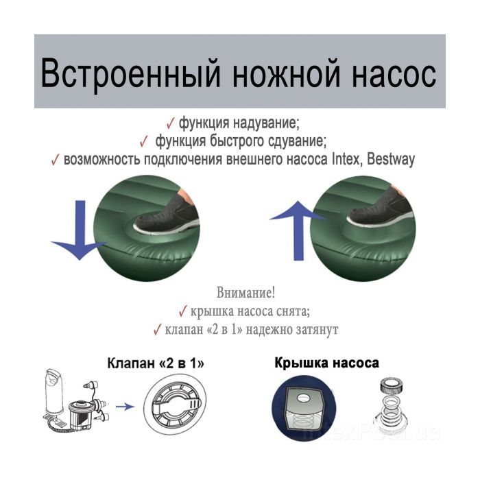 Матрас надувной Intex 64763 изображение 4