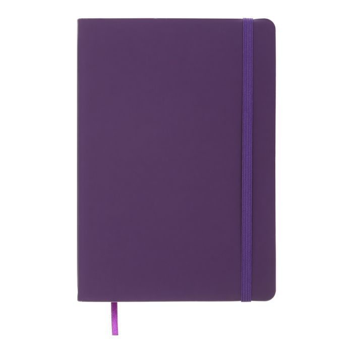 Книга записная Buromax TOUCH ME А5 96 листов линия, фиолетовый (BM.295202-07)