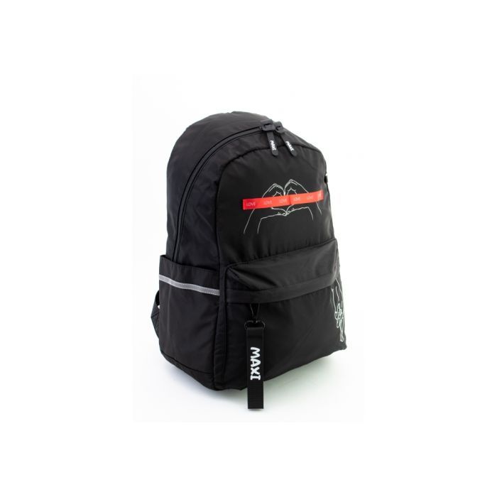 Рюкзак шкільний Maxi 16.5" Чорний (MX86797)