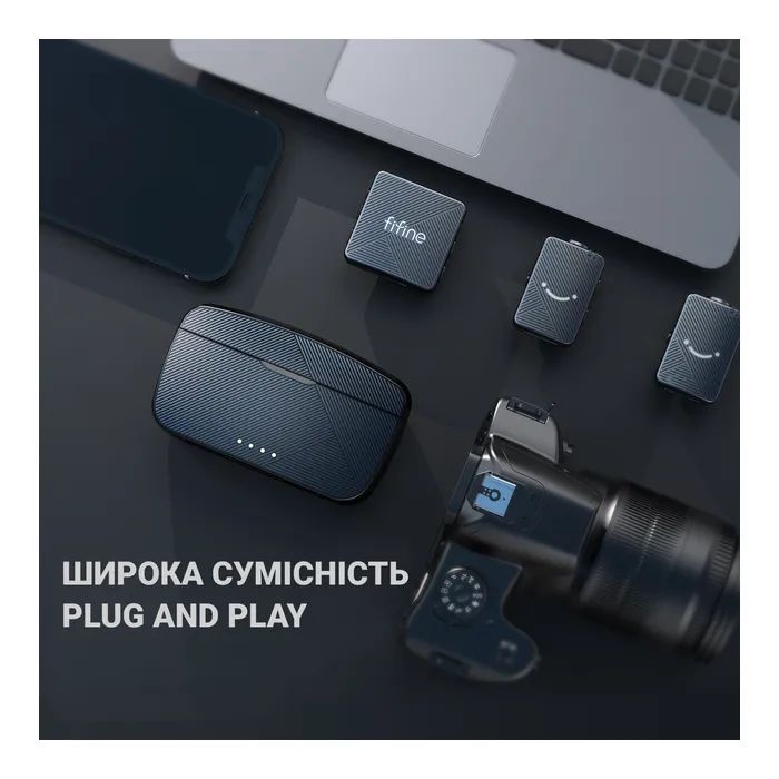 Мікрофон Fifine M9 Black (M9) зображення 12