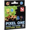 Олівці кольорові Школярик Crayons Pixel One 12 кольорів (316121007-UA)