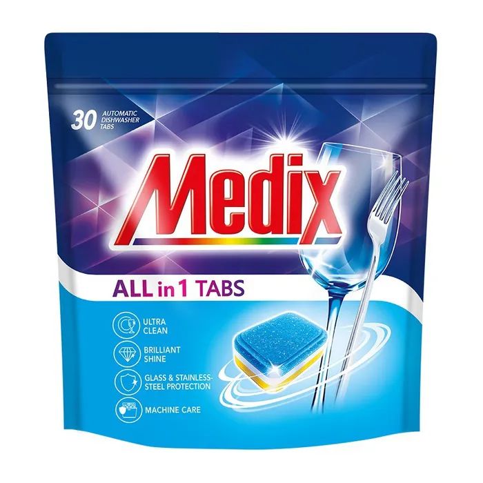 Таблетки для посудомоечных машин Medix All in 1 30 шт. (3801003002643)
