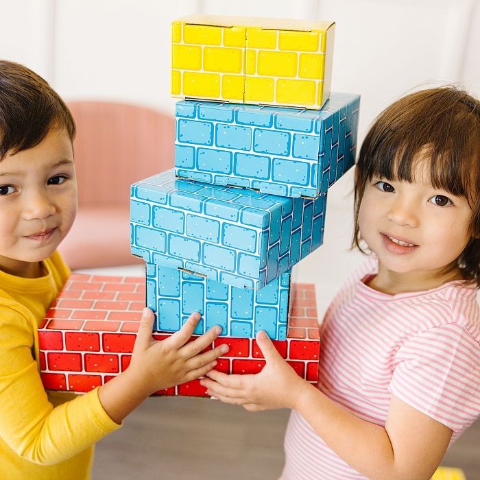 Кубики Melissa&Doug Набор картонных блоков, 24 штуки (MD2783) изображение 10