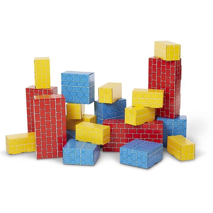 Кубики Melissa&Doug Набор картонных блоков, 24 штуки (MD2783) изображение 2