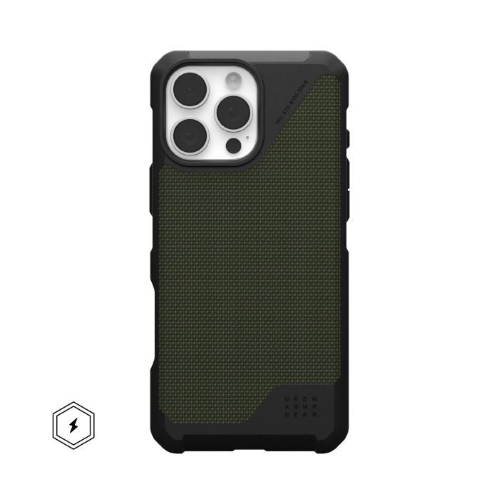Чехол для мобильного телефона UAG iPhone 16 Pro Max Metropolis LT Magsafe Kevlar Black (114453113940)