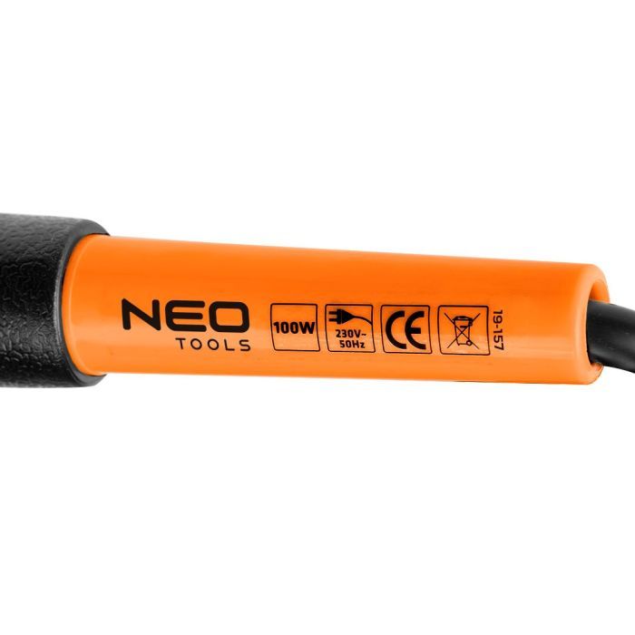 Паяльник электрический Neo Tools 100Вт 500°C никелированная медь (19-157) изображение 7