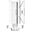 Кулер для процессора PcCooler RZ400 V2 WH изображение 7
