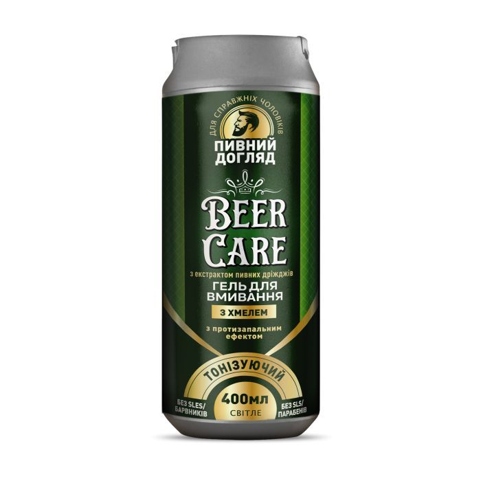 Гель для умывания Beer Care С хмелем Тонизирующий с противовоспалительным эффектом 400 мл (4820164642023)