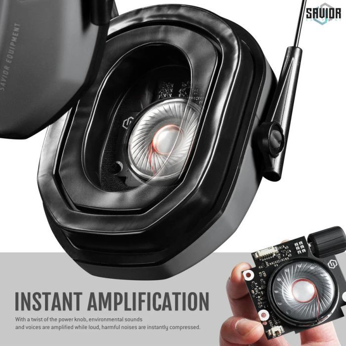 Наушники для стрельбы Savior Apollo Black (EM-APPOLO-BLACK) изображение 4