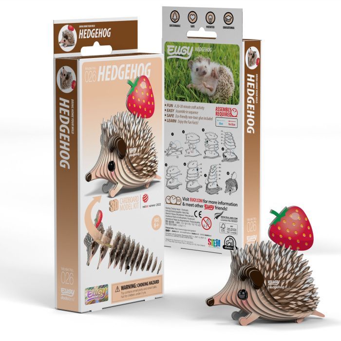 Пазл Eugy 3D Зоопарк Їжак (XEG-026) зображення 4