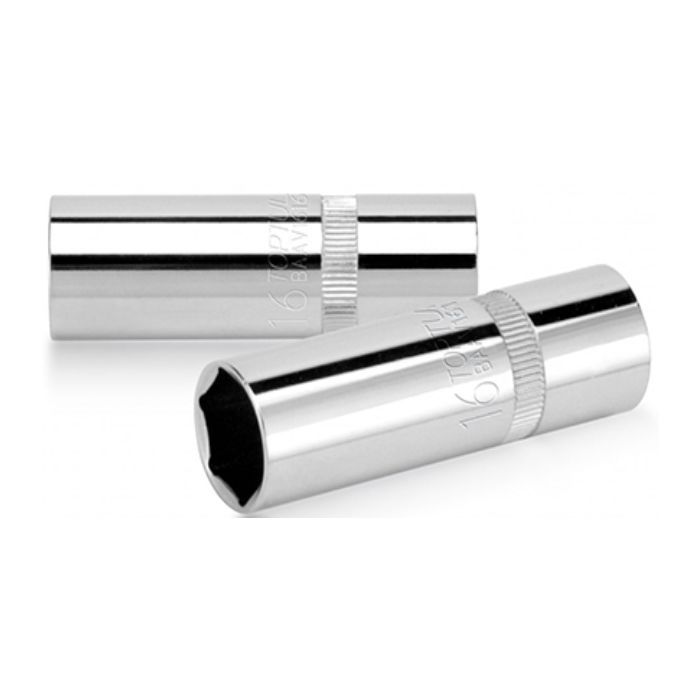 Головка торцевая Toptul свечная 16мм 1/2" тонкая (BAAU1616)