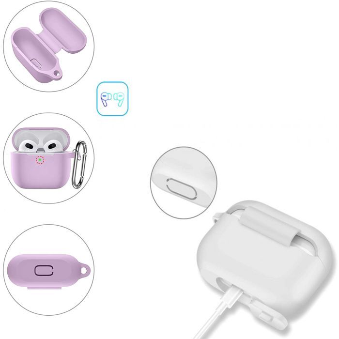 Чохол для навушників BeCover Silicon для Apple AirPods (3nd Gen) Yellow (707233) зображення 3