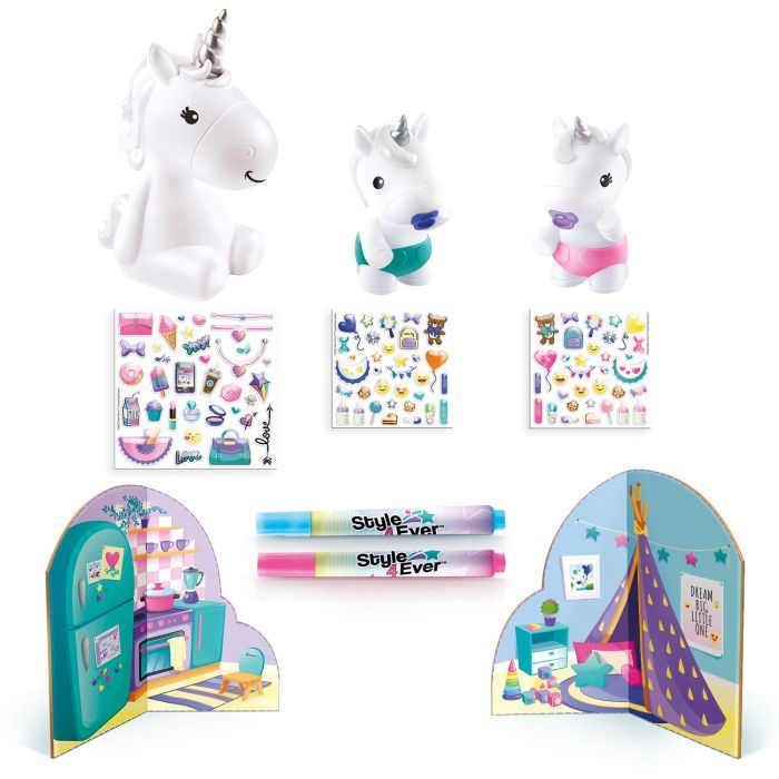 Набір для творчості Canal Toys DIY Style 4 Ever Мої улюбленці - Родина сяючіх єдинорог (OFG287) зображення 2