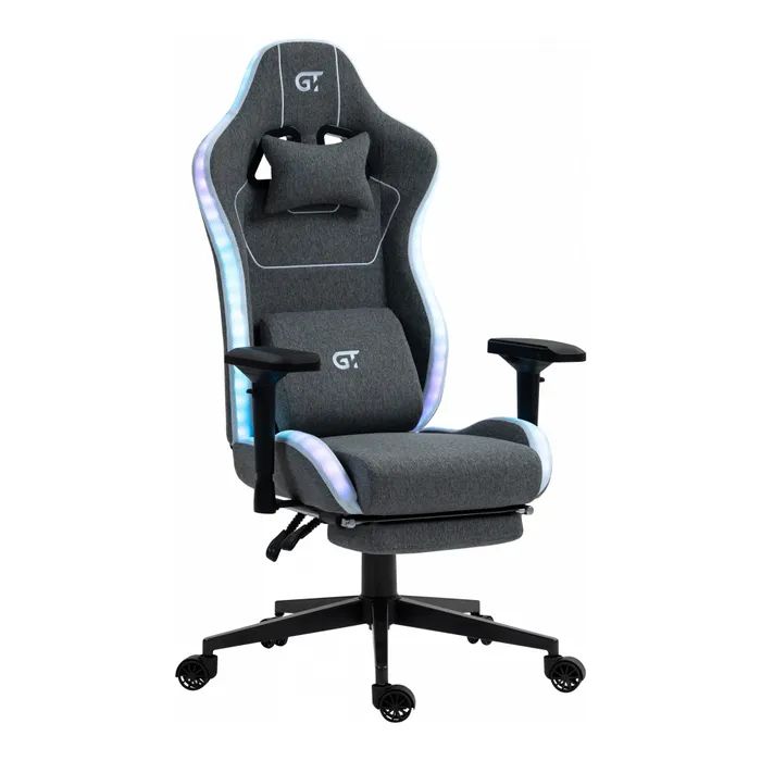 Кресло игровое GT Racer X-2306 Gray (X-2306 Fabric Gray L) изображение 5