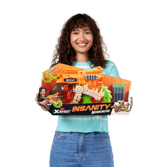 Игрушечное оружие Zuru Бластер X-Shot Insanity horrorfire Reaper-x (36730) изображение 6