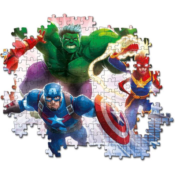 Пазл Clementoni светящийся в темноте Avengers серия Glowing, 104 элемента (27554) изображение 2