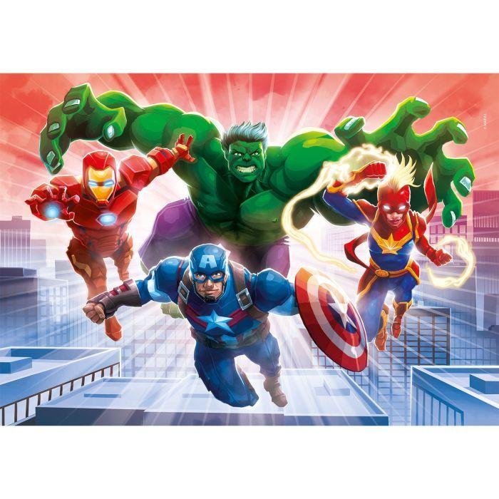 Пазл Clementoni светящийся в темноте Avengers серия Glowing, 104 элемента (27554) изображение 5