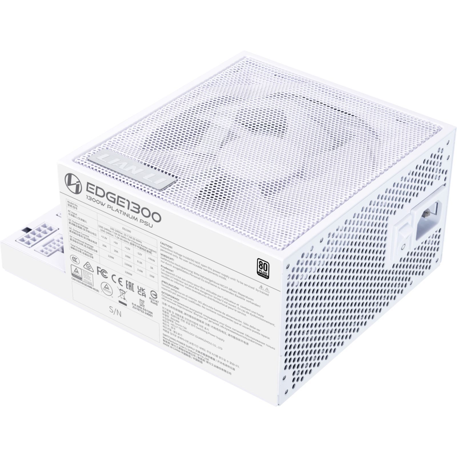 ᐈ Купить блок питания Lian Li 1300W EDGE1300 White (G9P.EG1300