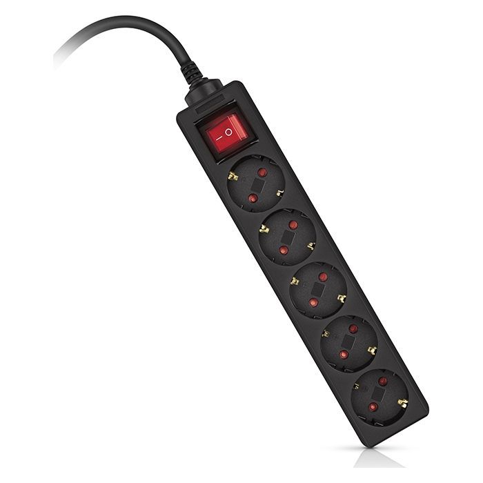 Мережевий фільтр живлення REAL-EL RS-PROTECT M 10m, black (EL122300037) зображення 10