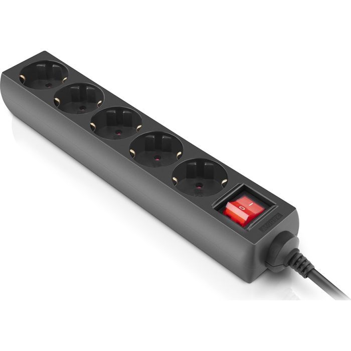Мережевий фільтр живлення REAL-EL RS-PROTECT M 10m, black (EL122300037) зображення 4