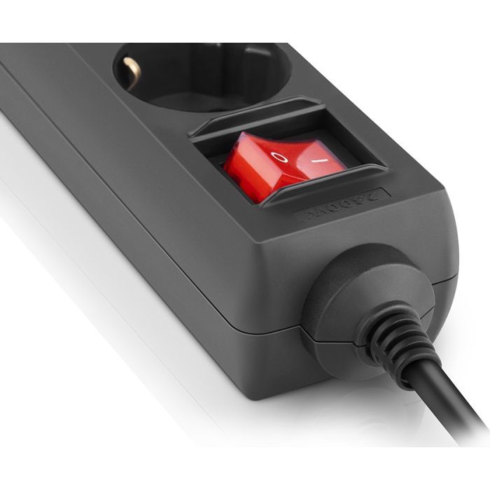 Мережевий фільтр живлення REAL-EL RS-PROTECT M 10m, black (EL122300037) зображення 9