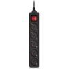 Мережевий фільтр живлення REAL-EL RS-PROTECT M 10m, black (EL122300037)