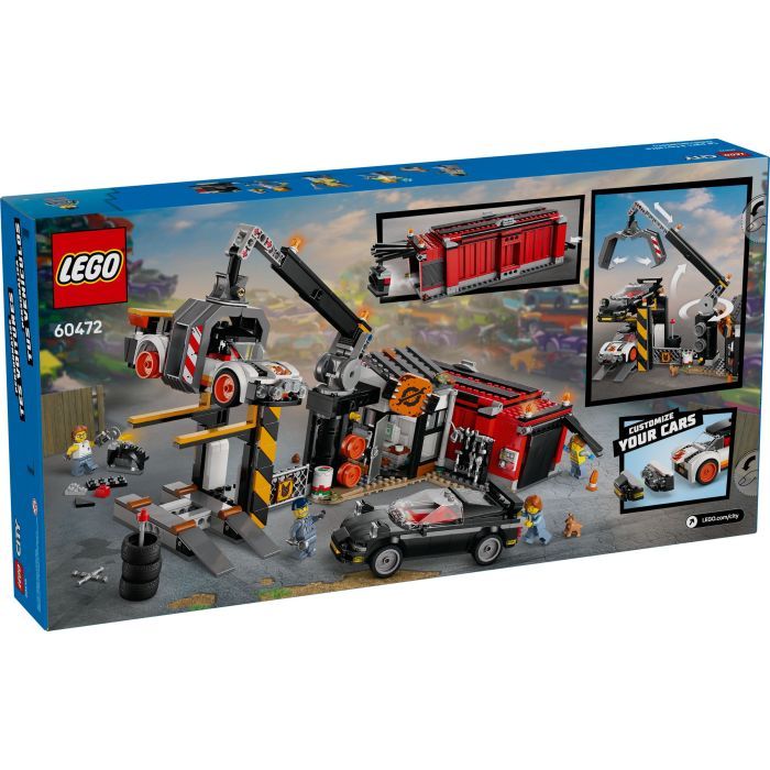 Конструктор LEGO City Свалка с автомобилями (60472) изображение 7