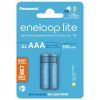 Аккумулятор Panasonic AAA Eneloop 550mAh Lite NI-MH * 2 (BK-4LCCE/2CP)