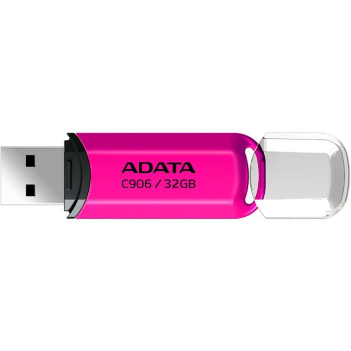 USB флеш накопитель ADATA 64GB C906 Pink USB 2.0 (AC906-64G-RPP) изображение 2