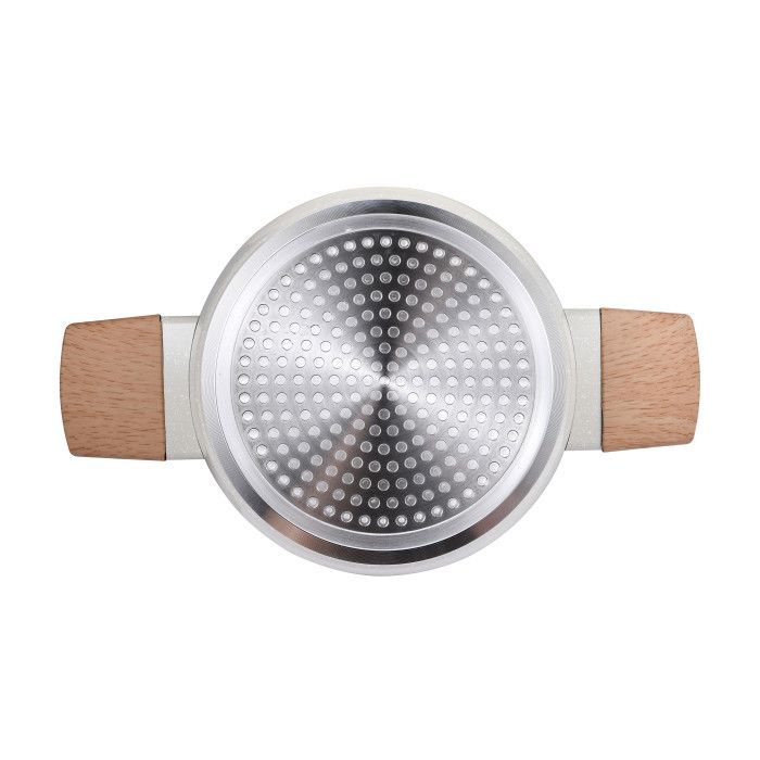 Кастрюля Bergner Naturally, з кришкою 20 см, 2.4 л (BG-34745-CR) изображение 5