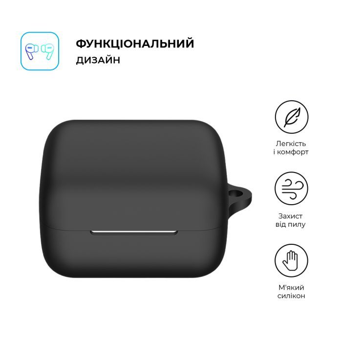 Чехол для наушников Armorstandart Hang Case для Sony INZONE Buds Black (ARM80457) изображение 2