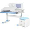 Парта ErgoKids Blue (парта + тумба) (TH-325 + BD C3_ BLUE)