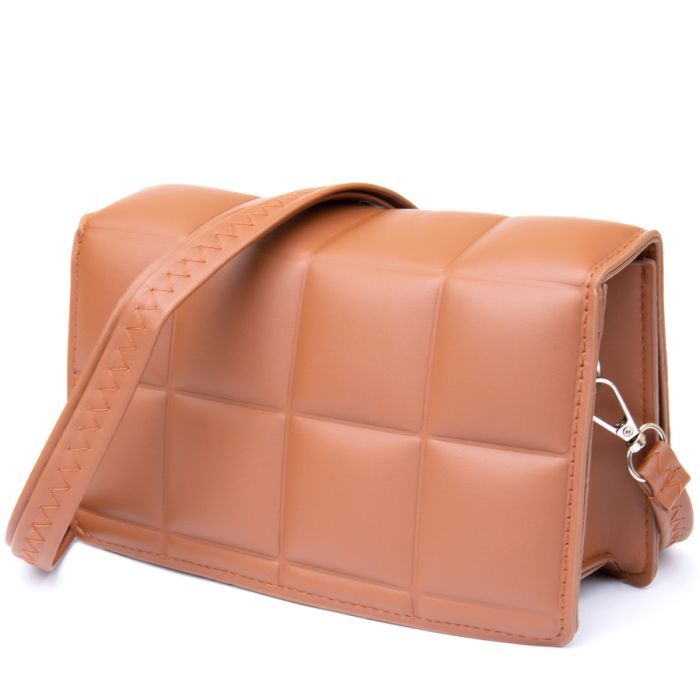 Сумка Vintage Горизонтальна м'яка зі шкірозамінника Коричнева (sale_14909) зображення 2