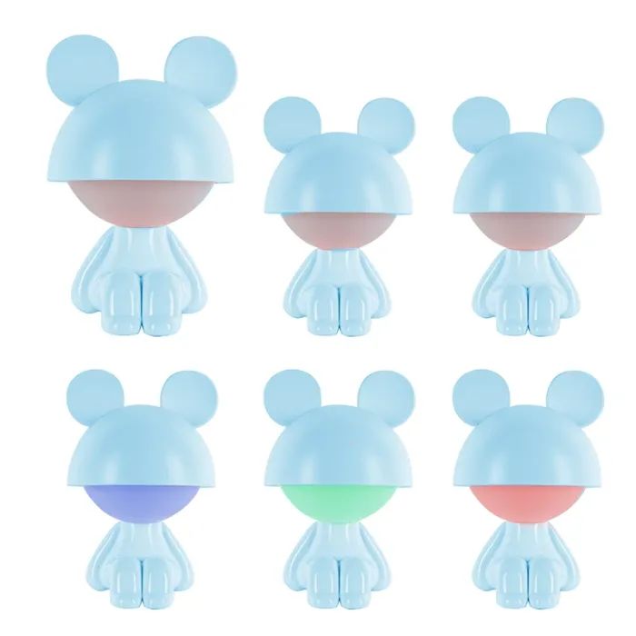 Ночник Kite Светильник LED с аккумулятором Cute Mouse, голубой (K25-316-2-3) изображение 4
