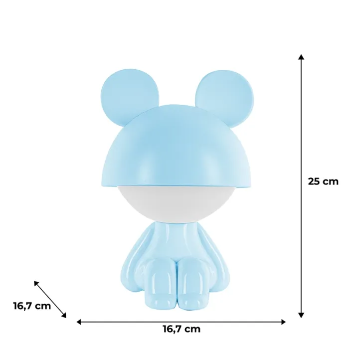 Нічник Kite Світильник LED з акумулятором Cute Mouse, персиковий (K25-316-2-4) зображення 6